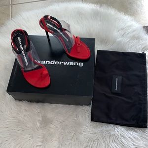 Alexander wang clear heels